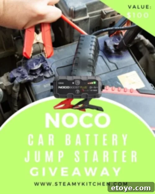 Free NOCO Boost Car Battery Jump Starter 2 NOCO Boost Car Battery Jump Starter holiday giveaway