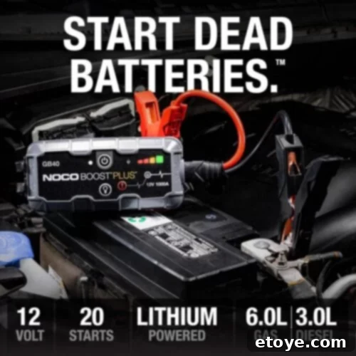 Free NOCO Boost Car Battery Jump Starter 3 NOCO battery jump starter full image with features