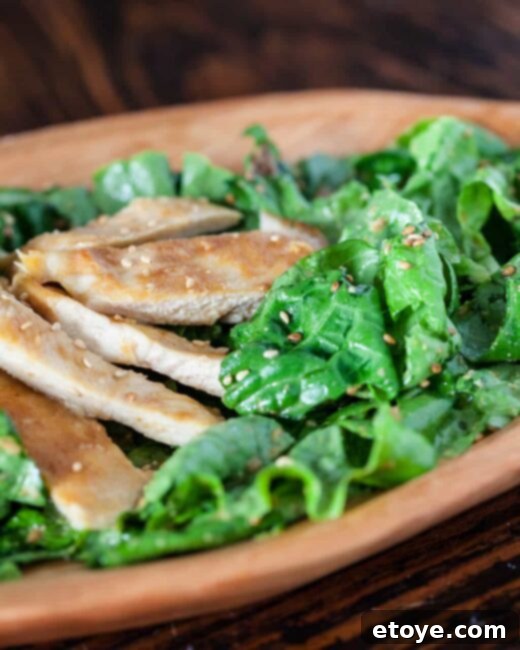 Chicken Salad with Sesame-Miso Dressing Recipe