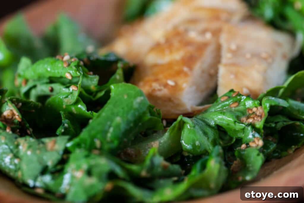 Chicken Salad with Sesame-Miso Dressing Recipe