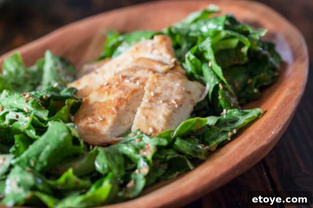 Chicken Salad with Sesame-Miso Dressing Recipe