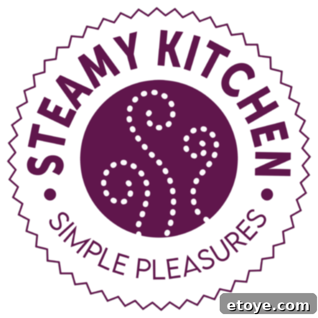 Win $250 Cash Now! 2 Steamy Kitchen Logo - A symbol of culinary delight and community spirit.