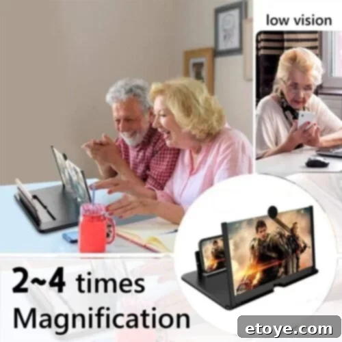 Smartphone Screen Magnifier - Enjoy magnified viewing for movies and videos