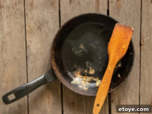 Oven Safe Frying Pans What To Know 5 A burnt pan