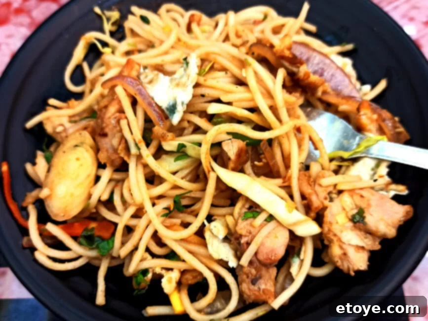 Unlucky Chinese New Year noodles