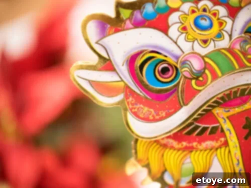 Chinese New Year Nian monster legend