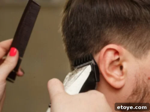 Chinese New Year haircut symbolizing renewal