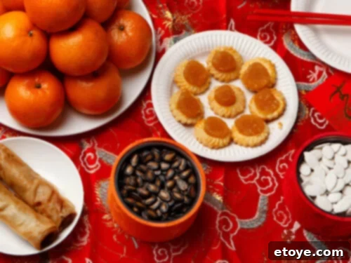 Round foods like dumplings for Chinese New Year symbolizing wealth