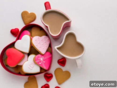 Valentine's Day Delivered: 14 Small Businesses for Your Romantic Feast 3 Valentine's box of cookies and coffee
