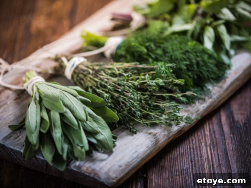 Lush indoor herb garden bringing freshness to a kitchen