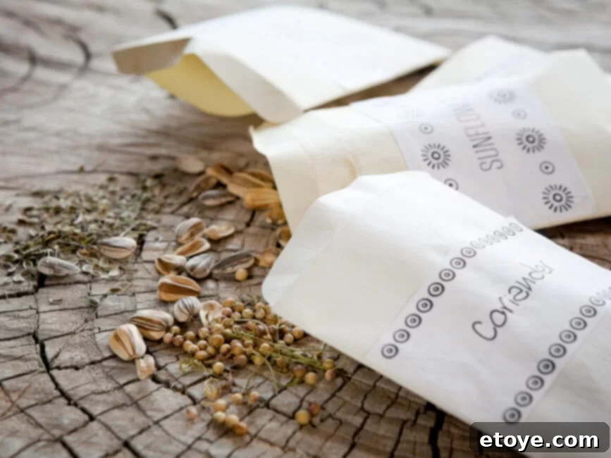Young herb seedling being carefully planted into a pot