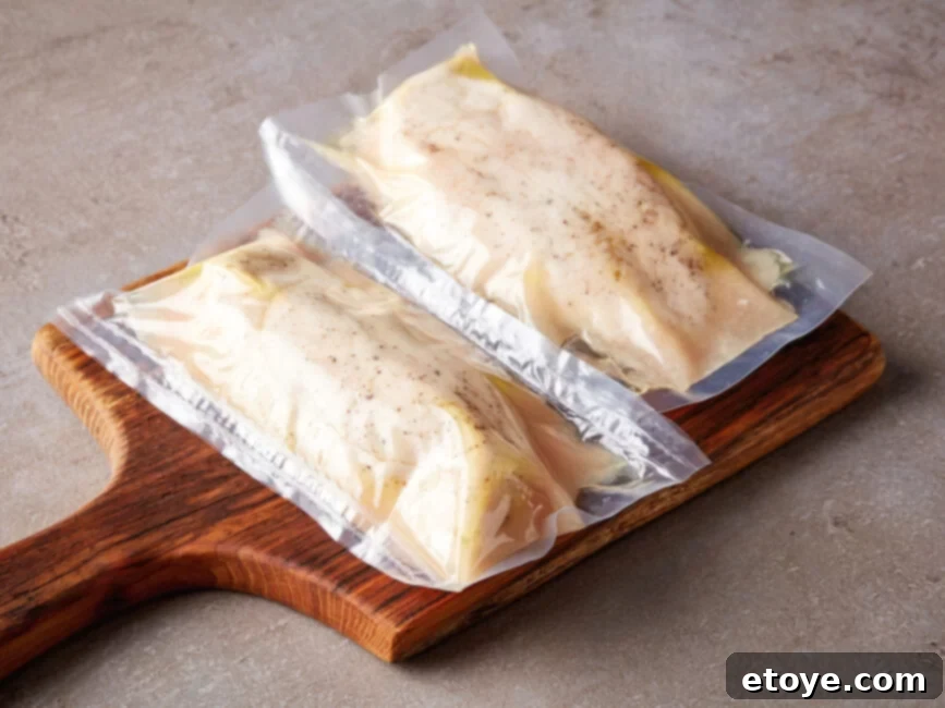 Safely Defrost Chicken in Your Microwave 2 Frozen chicken in microwave-safe dish ready for defrosting