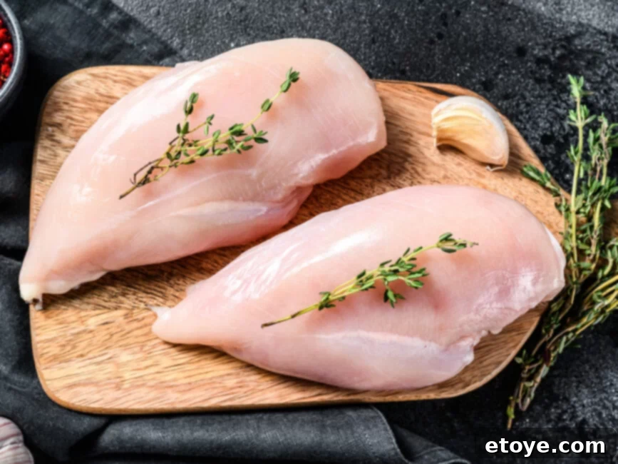 Safely Defrost Chicken in Your Microwave 5 Various defrosted chicken pieces in a bowl, ready for cooking