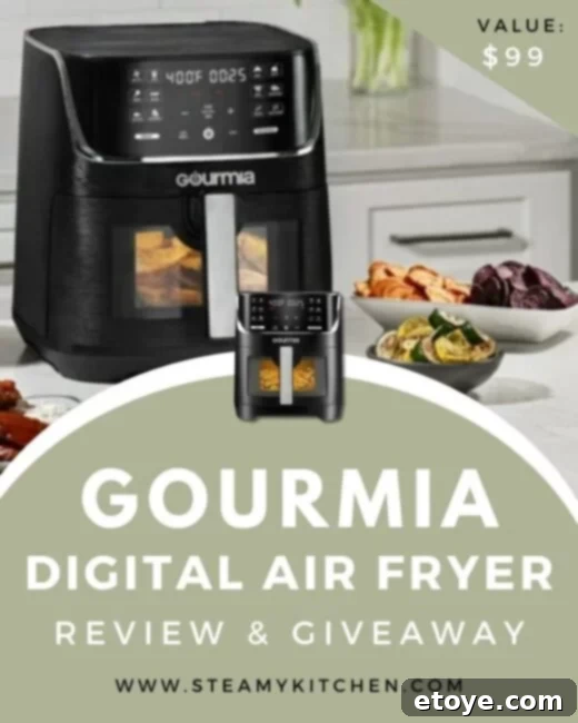 gourmia 8 qt digital air fryer