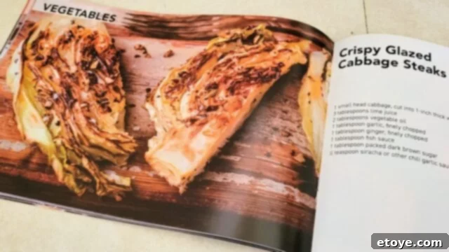 Gourmia air fryer recipe book cabbage steaks