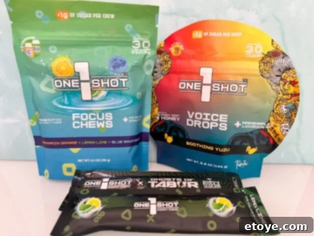 1 Shot Energy Candies White, clean energy