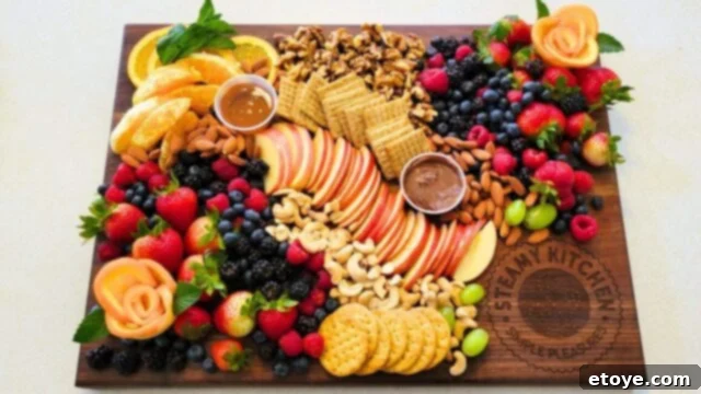 John Boos Reversible Walnut Cutting Board as a fruit and nut board