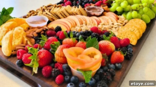 John Boos Reversible Walnut Cutting Board as a fruit and nut board