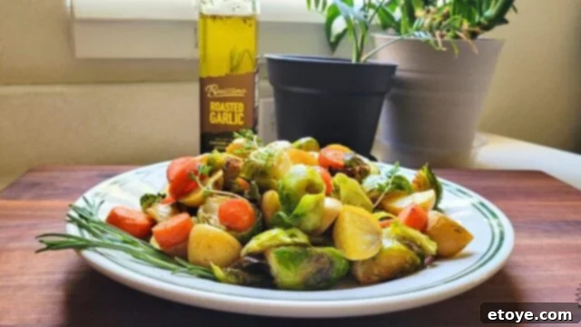 Roasted veggies with Benissimo oil
