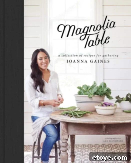 Magnolia Table Cookbook Open to a Recipe