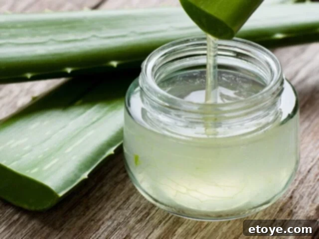 5 Effortless Homemade Beauty Secrets 6 Cucumber & Aloe Vera Eye Gel