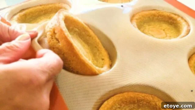 Popping a cookie tart right out of my Silpat mold