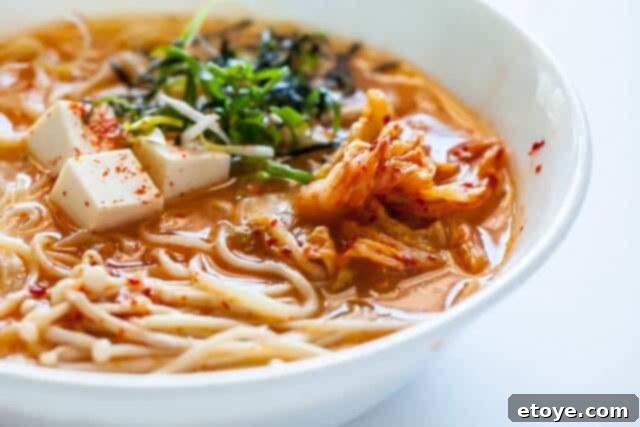 Keep Kimchi Fresh: The Definitive Storage Handbook 5 Kimchi in ramen