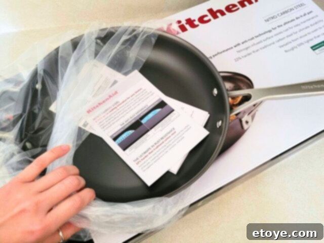 KitchenAid NITRO: The Pinnacle of Carbon Steel Pans 4 KitchenAid NITRO Carbon Steel Pan Unboxing 2