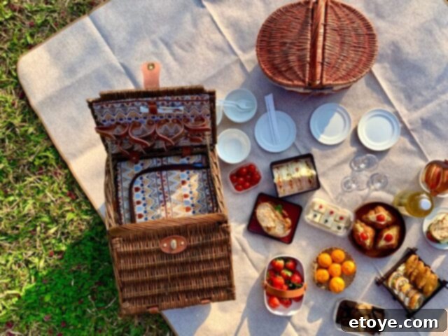 Your Best Summer Picnic: 5 Easy Recipes 8 picnic basket spread