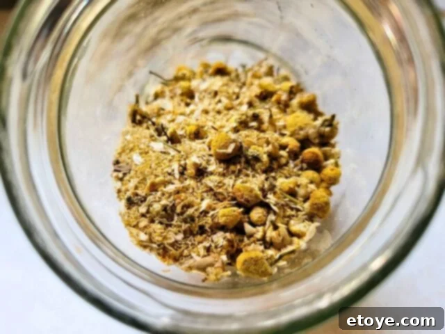 chamomile tea in a cup