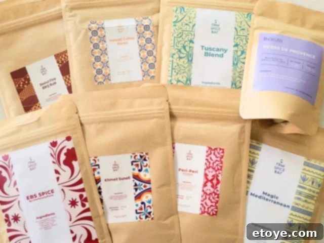 RawSpiceBar Spices Closeup