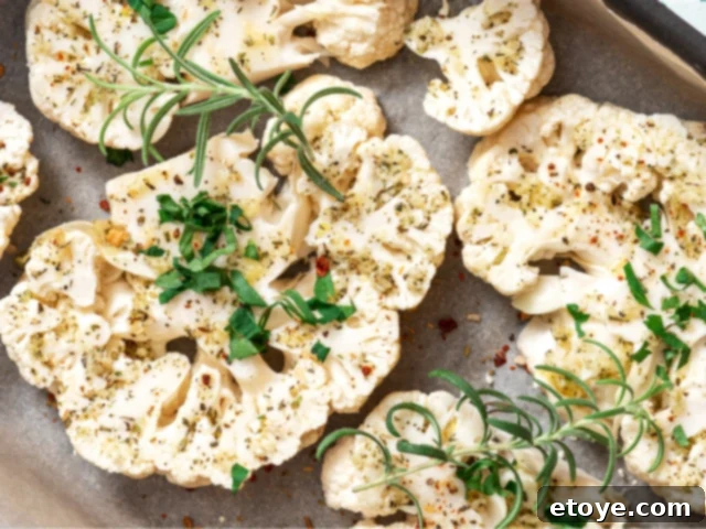 5 Stress-Free Cauliflower Sides for Your Thanksgiving Table 3 cauliflower on a sheet pan