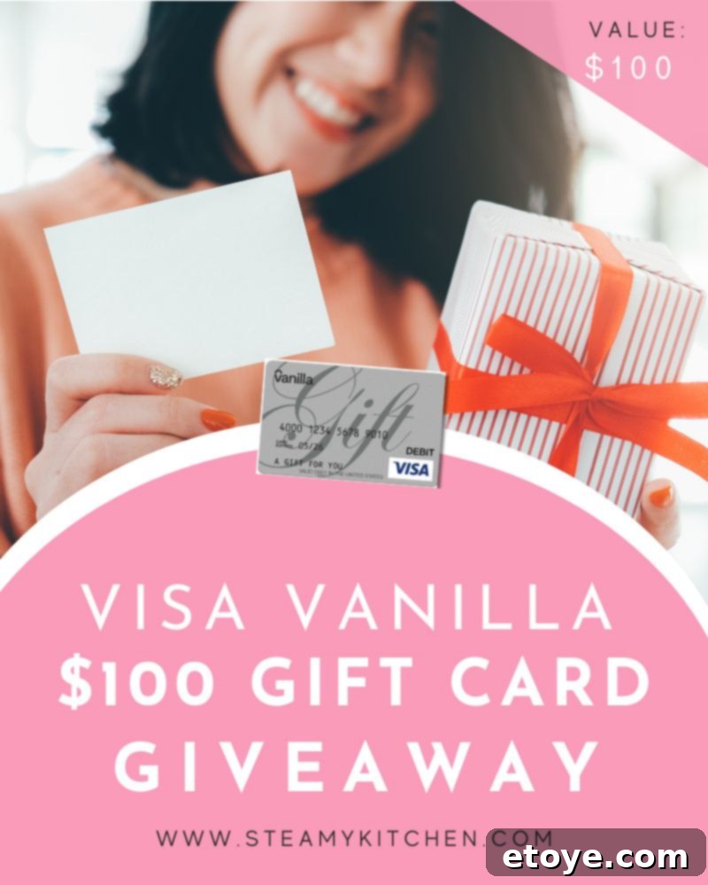 $100 visa vanilla gift card giveaway