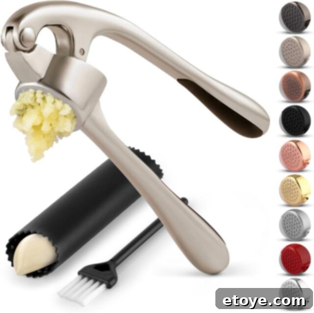 Top 10 Kitchen Gadgets to Revolutionize Your Cooking in 2024 11 Zulay Kitchen Premium Garlic Press for easy garlic prep