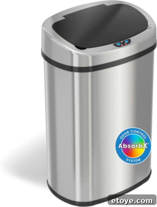 Top 10 Kitchen Gadgets to Revolutionize Your Cooking in 2024 3 iTouchless SensorCan 13-Gallon Kitchen Trash Can for hygienic living