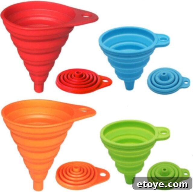 Top 10 Kitchen Gadgets to Revolutionize Your Cooking in 2024 9 KongNai Kitchen Funnel Set for mess-free transfers and storage