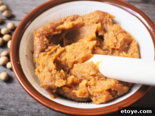 Mastering Winter Meals: The 5 Pantry Staples You Cant Live Without 6 Miso paste in a container with a wooden spoon