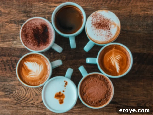 hot holiday beverages