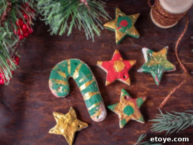 Crafting charming salt dough ornaments for your Christmas tree