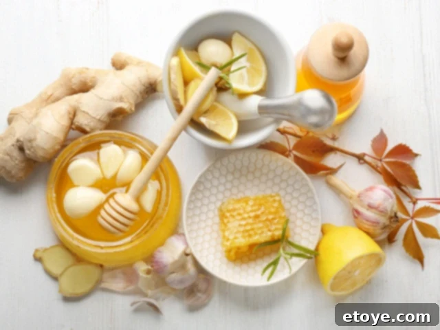 lemon honey ginger garlic