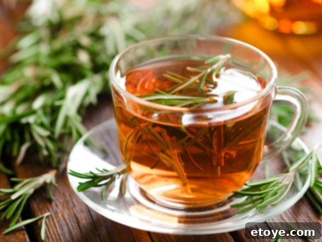rosemary in tea