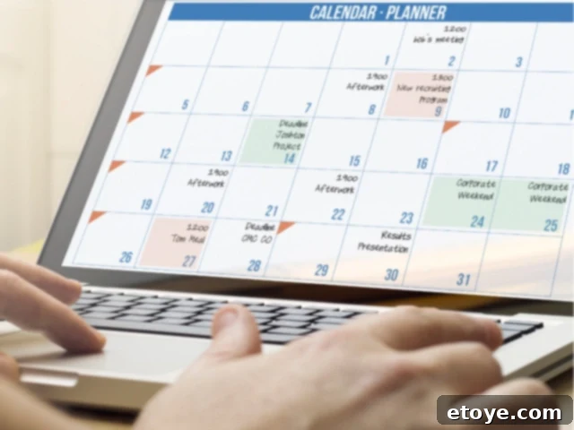 From Overwhelmed to Organized: Taming Your To-Do List 4 calendar organization, colorful tasks