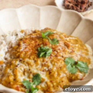 Red Lentil Curry close up