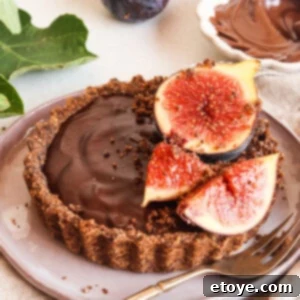 Exotic Fig and Mushroom Chocolate Tart 8 Fig and Mushroom Chocolate Tart