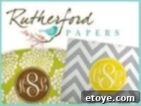 Rutherford Papers' exquisite personalized stationery and gift collection