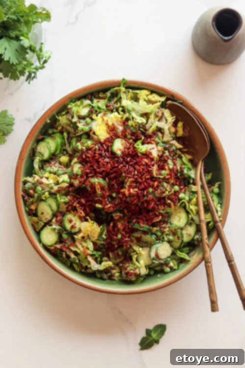 Spicy Gochujang Crispy Rice Bowl 6 Crispy Gochujang Warm Rice Salad