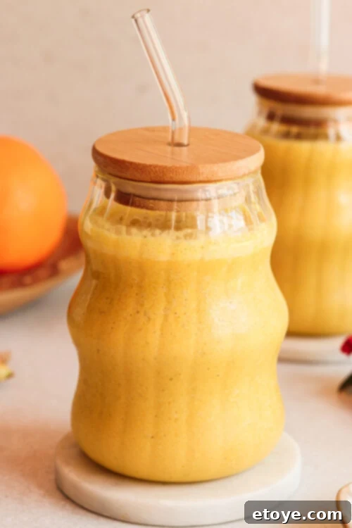Immune Boosting Smoothie - A vibrant, creamy blend for daily wellness