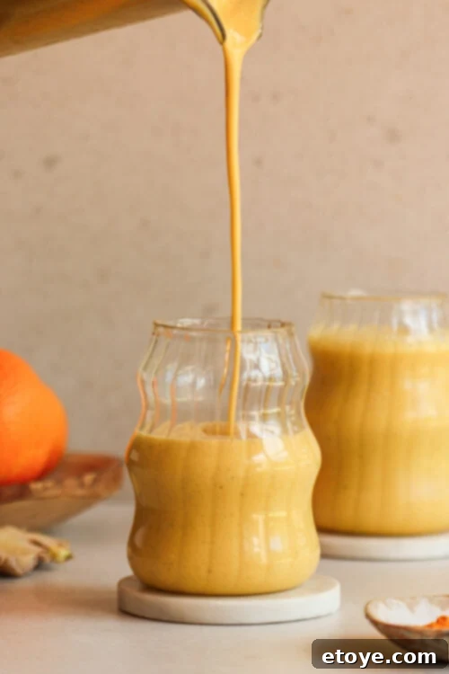 Immune Boosting Smoothie Preparation