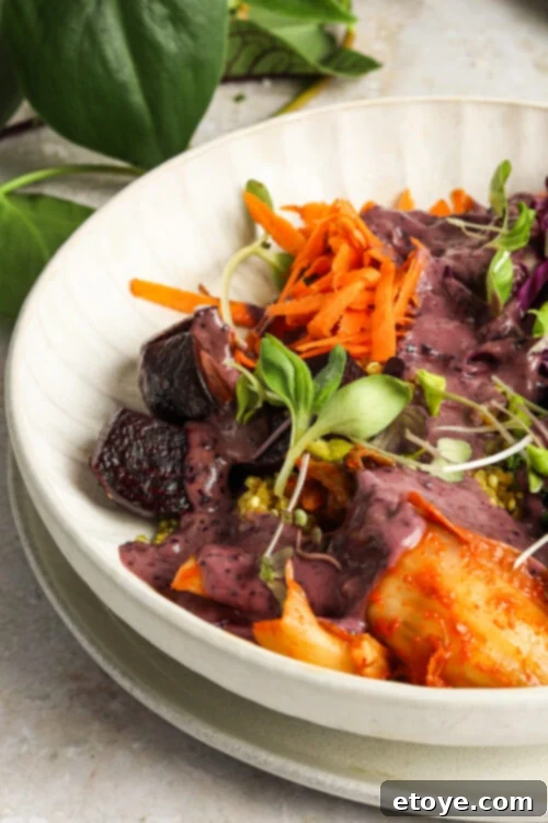 Rainbow Glow Bowl with Adaptogenic Dressing