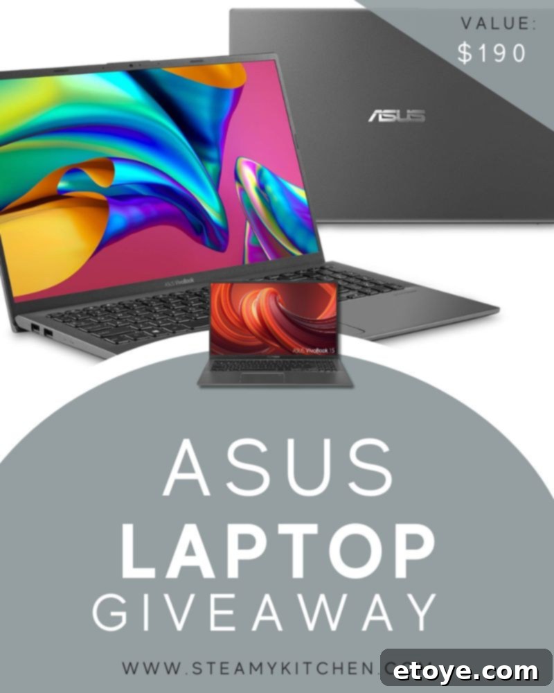 ASUS Ultra Thin Laptop Giveaway - Sleek and Lightweight Design